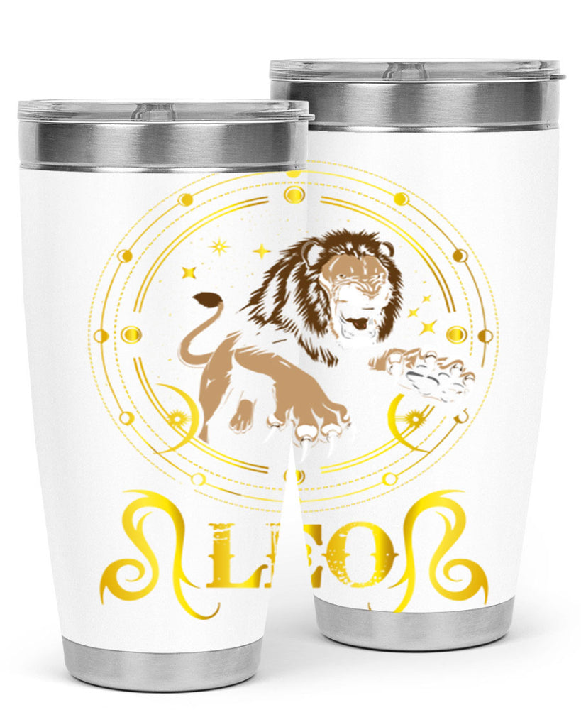 Leo 297#- zodiac- Tumbler