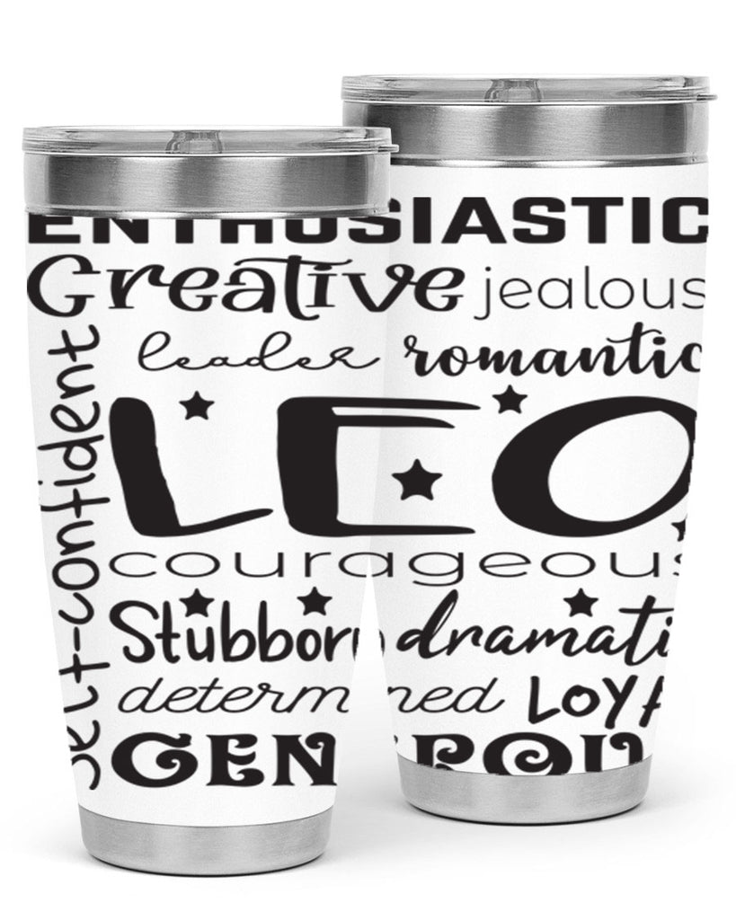 Leo 568#- zodiac- Tumbler