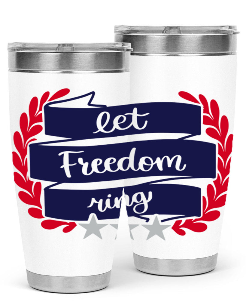 Let Freedom Ring Style 159#- Fourt Of July- Tumbler