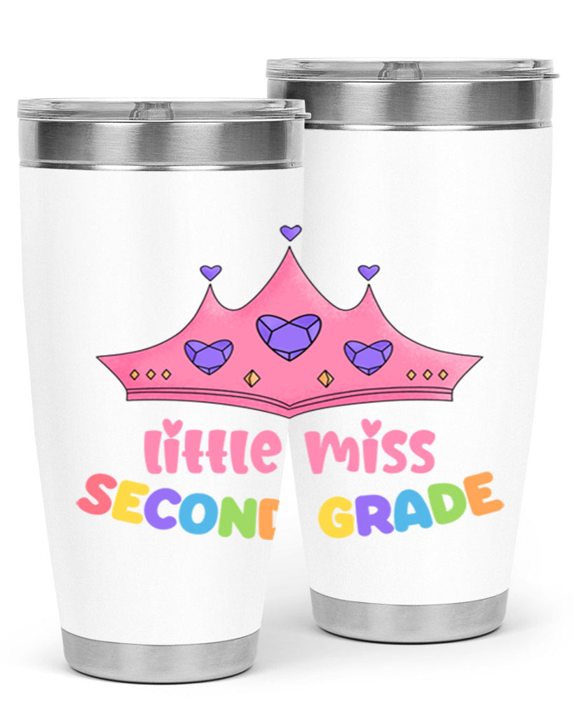 Little Miss 2nd Grade 16#- second grade- Tumbler