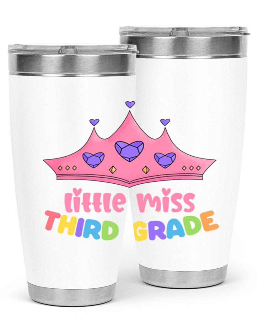 Little Miss 3rd Grade 16#- 3rd grade- Tumbler