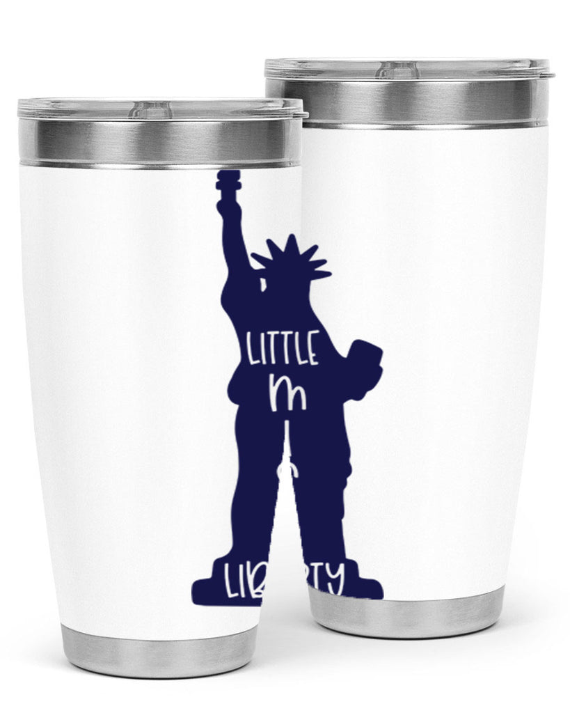 Little Miss Liberty Style 163#- Fourt Of July- Tumbler