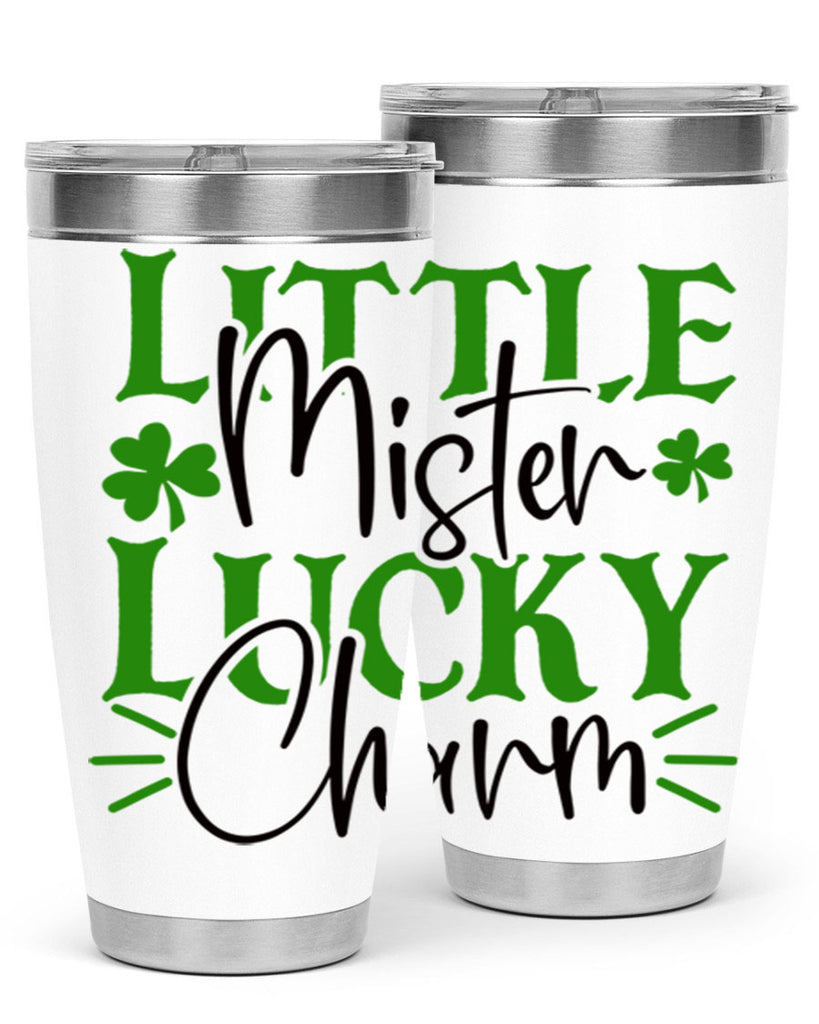 Little Mister Lucky Charm Style 153#- St Patricks Day- Tumbler