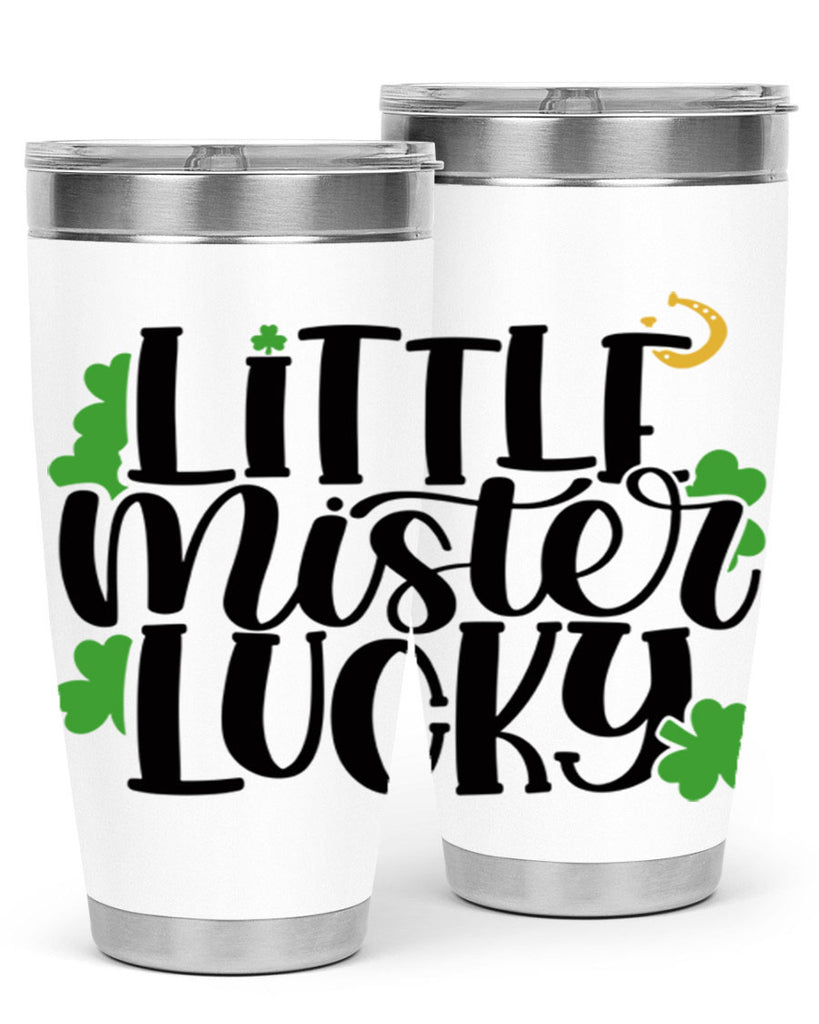 Little Mister Lucky Style 67#- St Patricks Day- Tumbler
