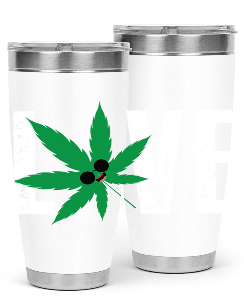 Love 195#- marijuana- Tumbler