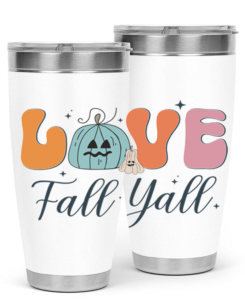 Love Fall Yall 413#- fall- Tumbler