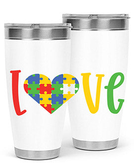 Love Style 30#- autism- Tumbler