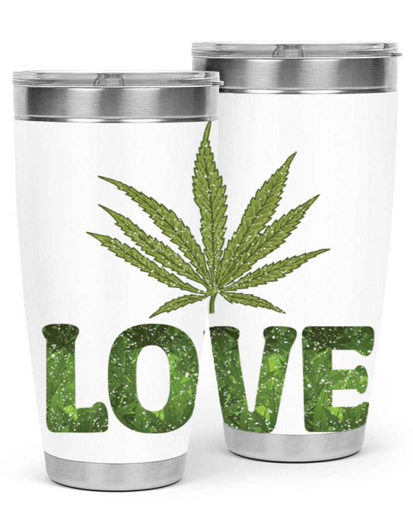 Love Sublimation 192#- marijuana- Tumbler