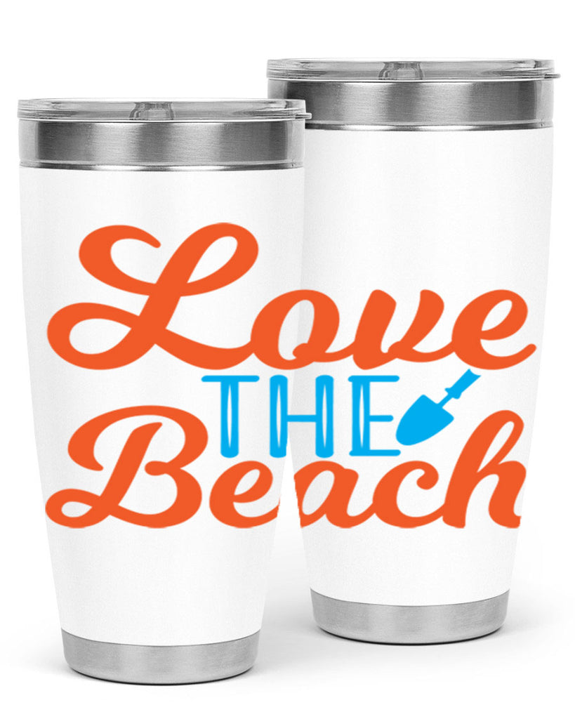 Love The Beach 306#- mermaid- Tumbler