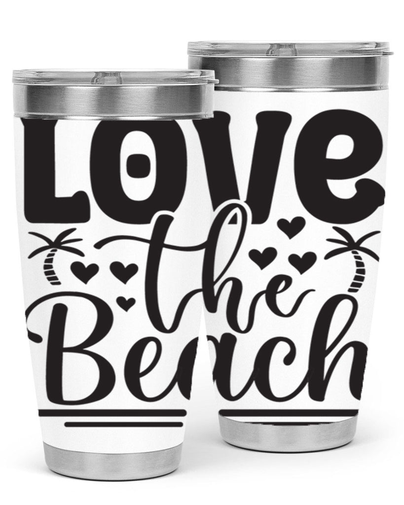 Love the beach 307#- mermaid- Tumbler