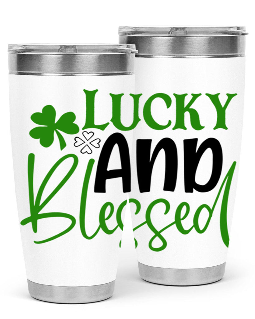 Lucky And Blessed Style 151#- St Patricks Day- Tumbler