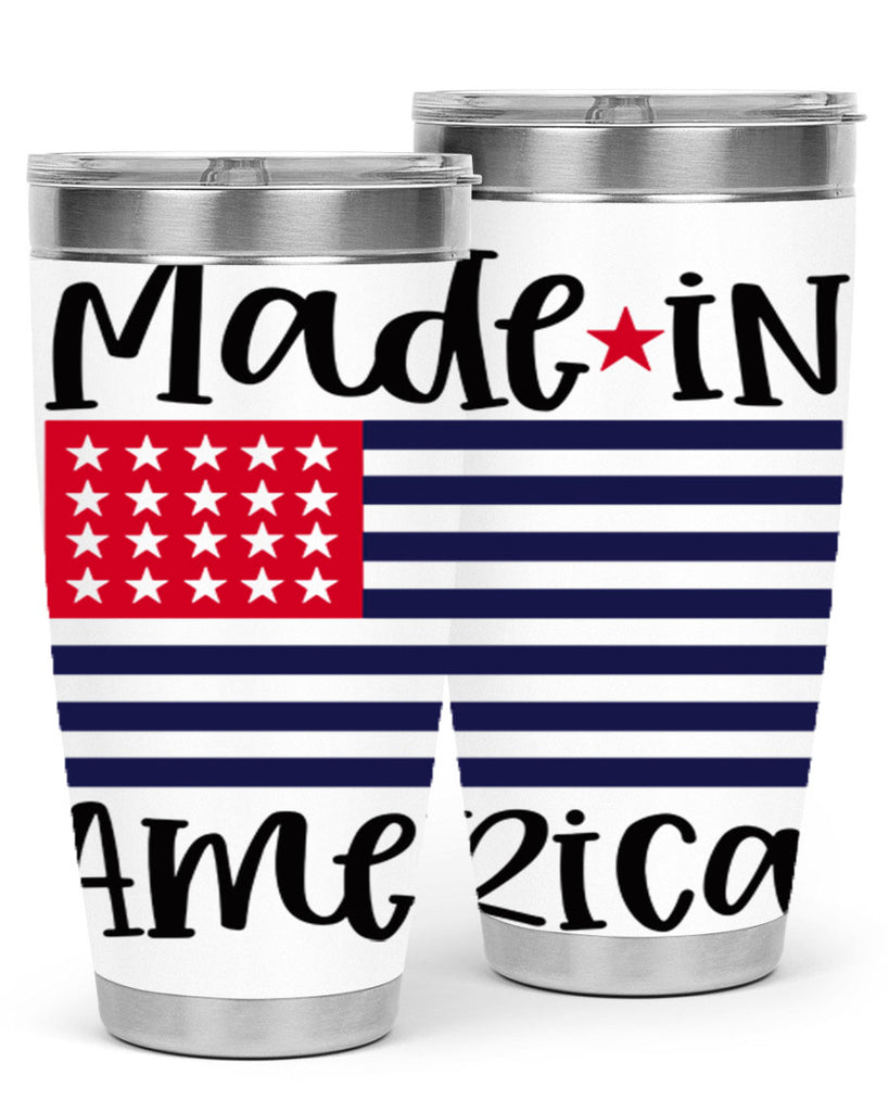 Made in America Style 164#- Fourt Of July- Tumbler