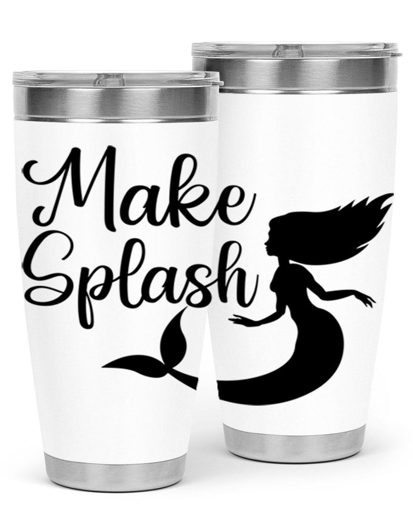 Make splash 316#- mermaid- Tumbler