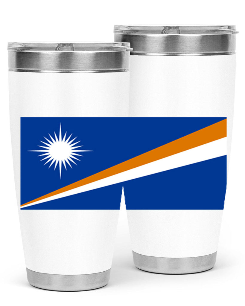 Marshall Islands 90#- world flags- Tumbler