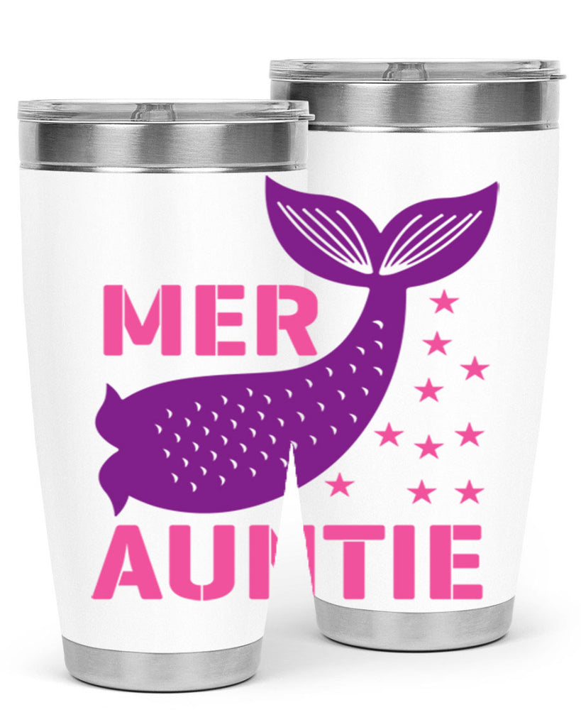 Mer Auntie 320#- mermaid- Tumbler