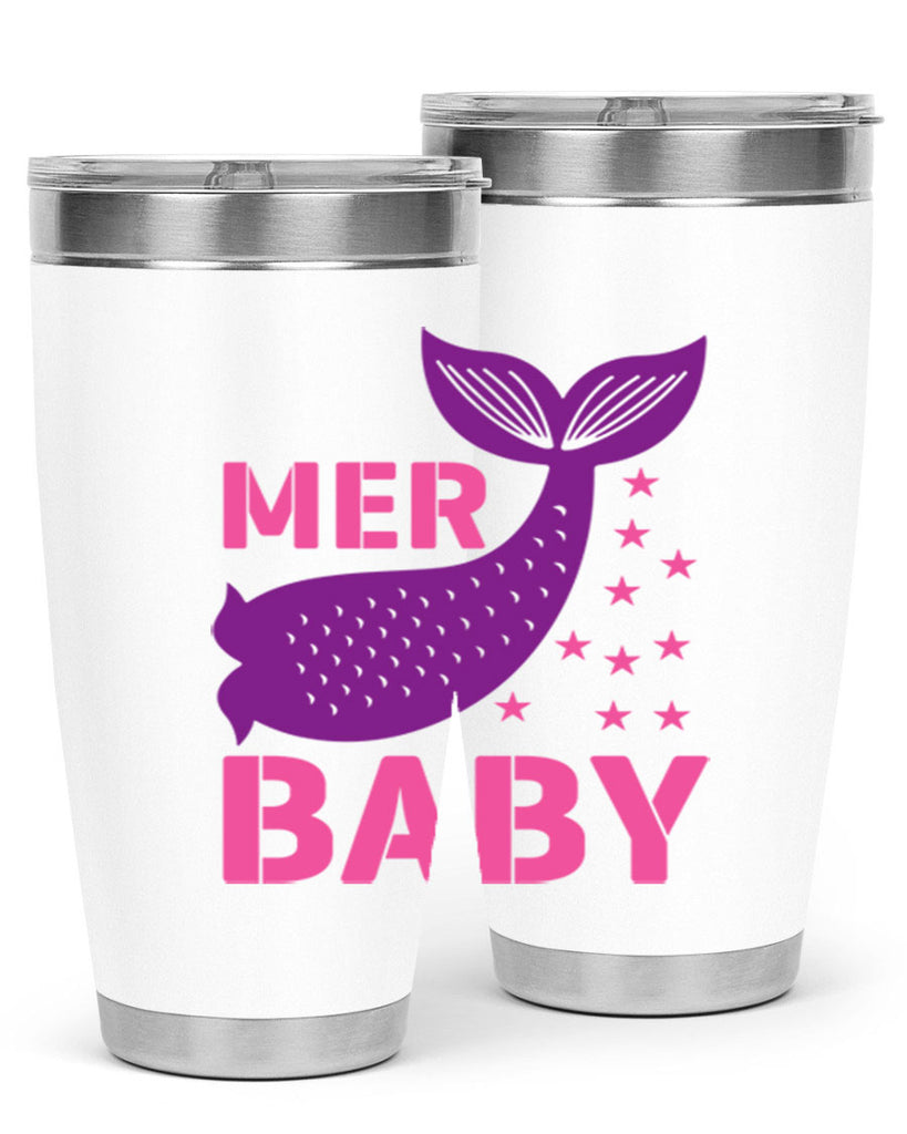 Mer Baby 321#- mermaid- Tumbler