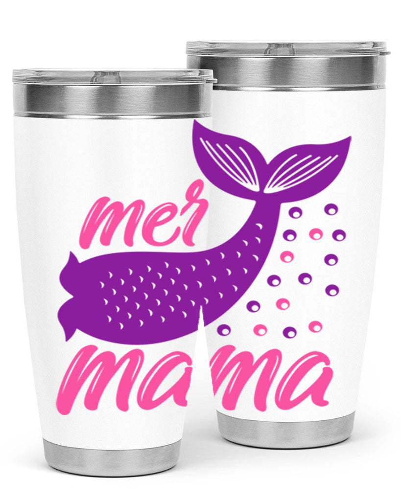 Mer Mama 335#- mermaid- Tumbler