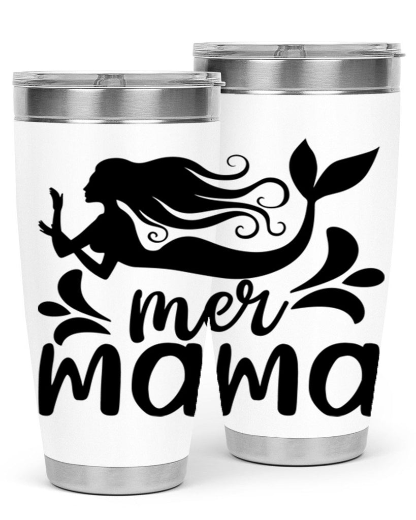 Mer mama 349#- mermaid- Tumbler