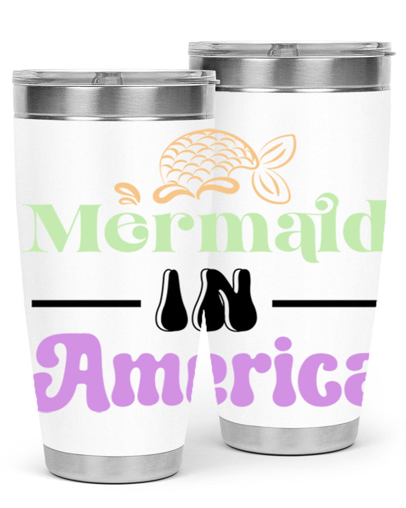Mermaid In America 420#- mermaid- Tumbler