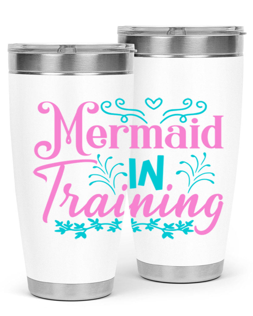 Mermaid In Training 366#- mermaid- Tumbler