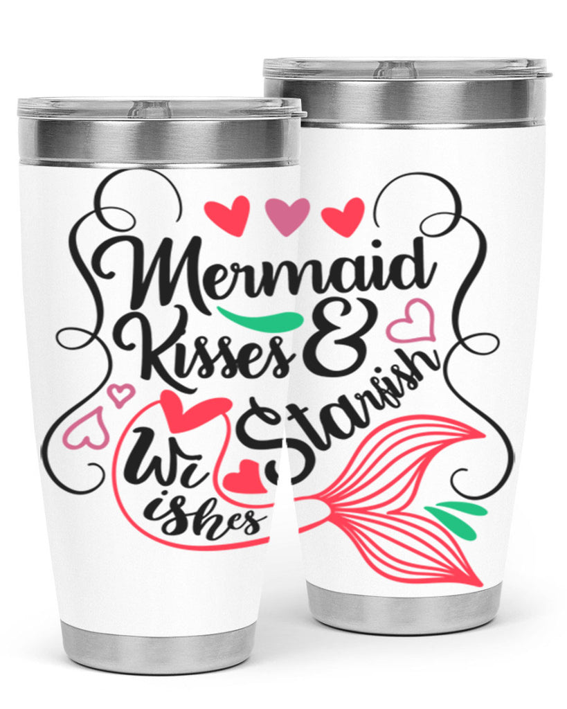 Mermaid Kisses Starfish Wishes 368#- mermaid- Tumbler