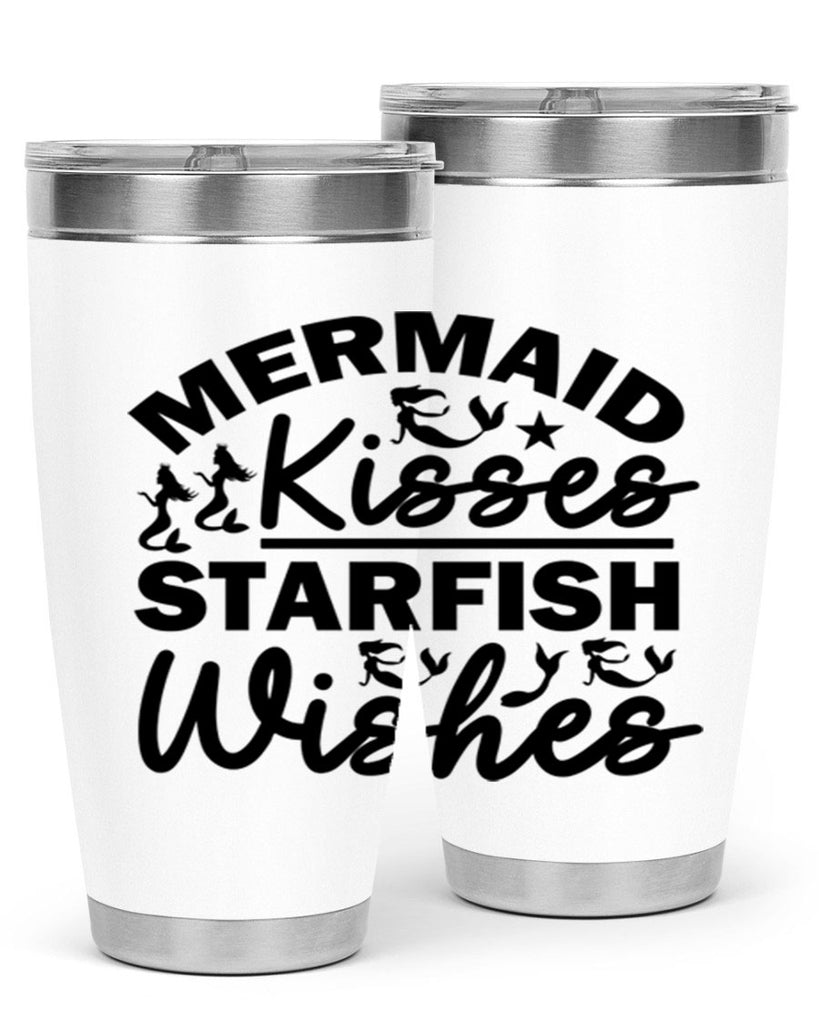 Mermaid Kisses Starfish Wishes 424#- mermaid- Tumbler