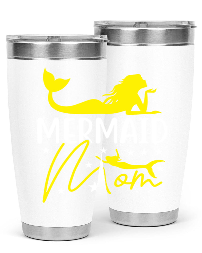 Mermaid Mom 370#- mermaid- Tumbler