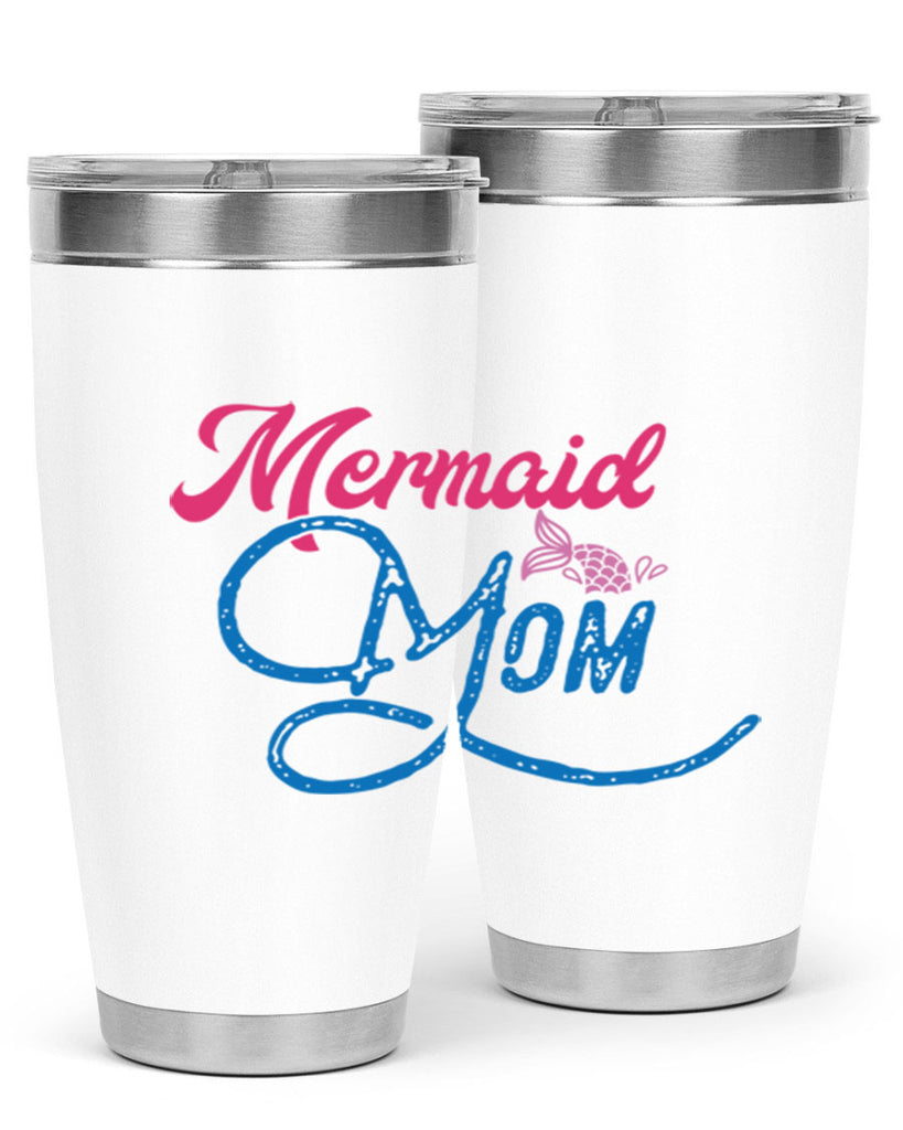 Mermaid Mom 371#- mermaid- Tumbler