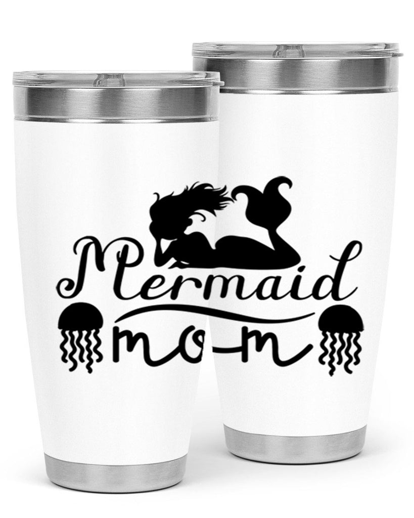 Mermaid Mom 373#- mermaid- Tumbler