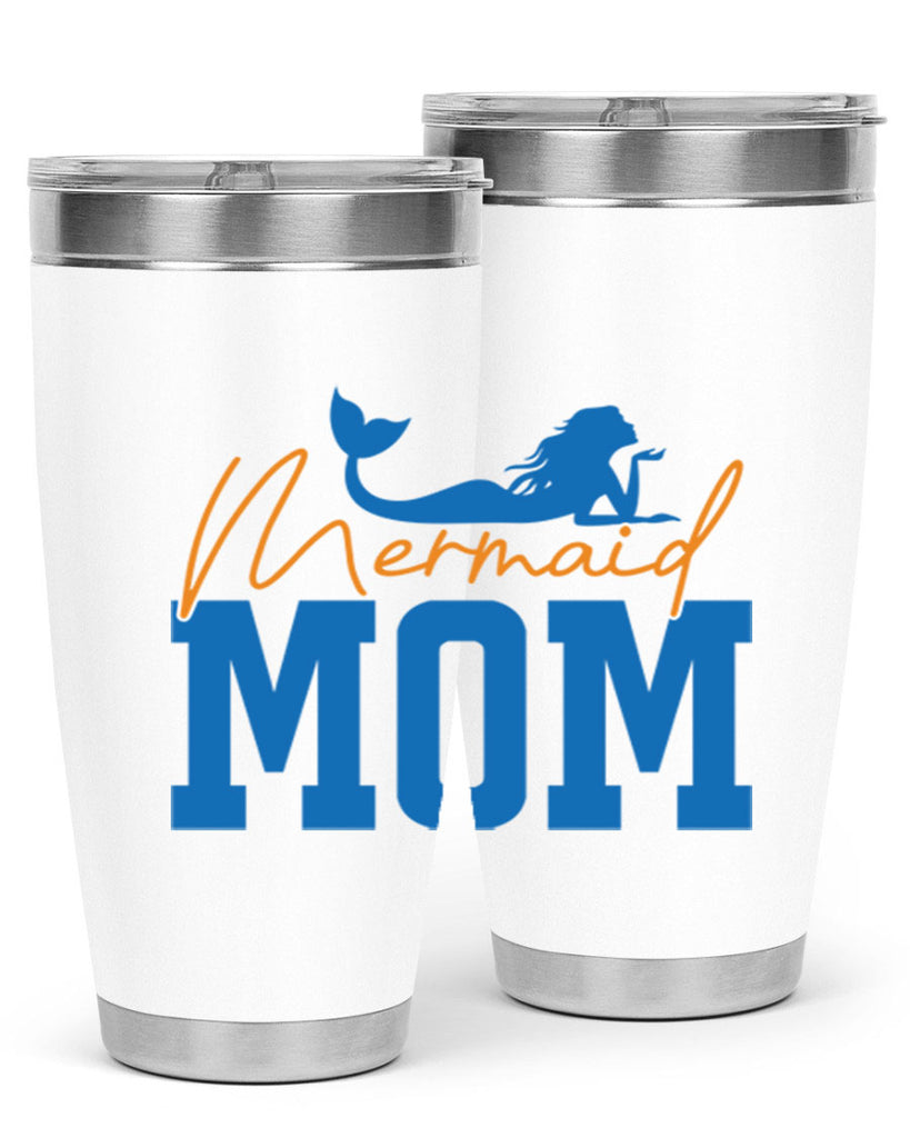 Mermaid Mom 375#- mermaid- Tumbler