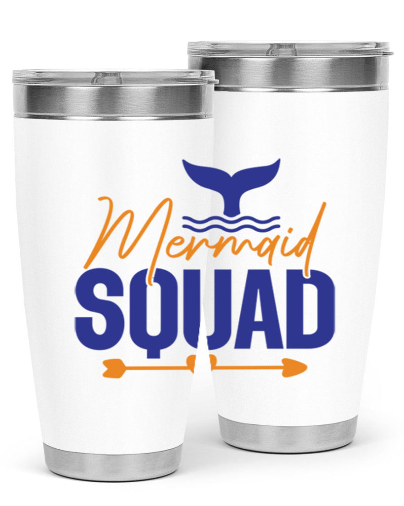 Mermaid Squad 376#- mermaid- Tumbler