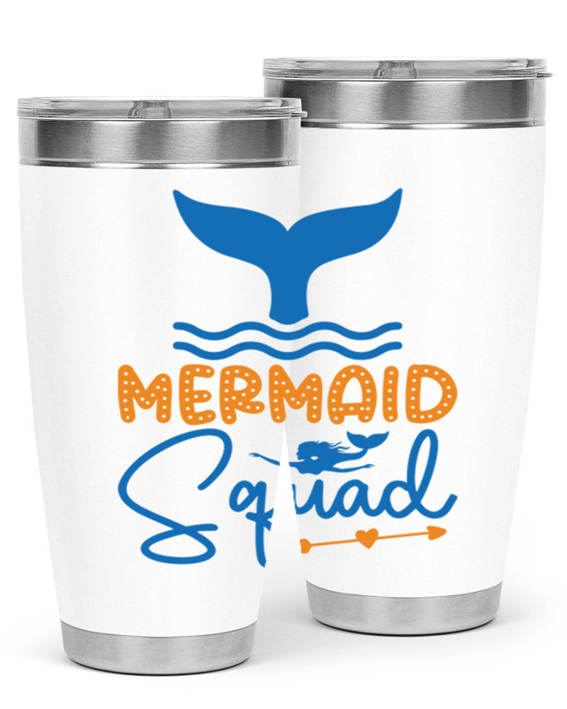 Mermaid Squad 378#- mermaid- Tumbler