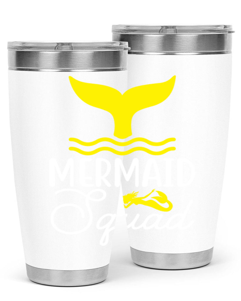 Mermaid Squad 380#- mermaid- Tumbler