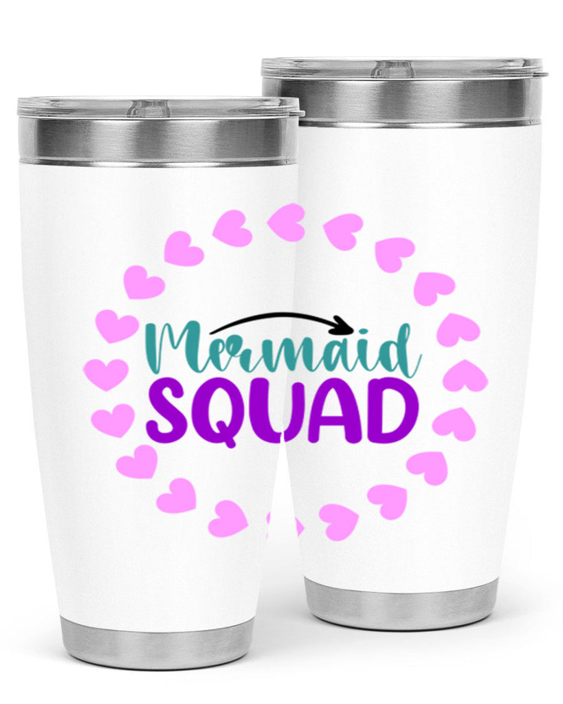 Mermaid Squad 382#- mermaid- Tumbler