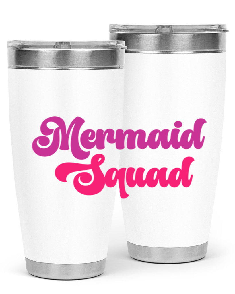 Mermaid Squad 384#- mermaid- Tumbler