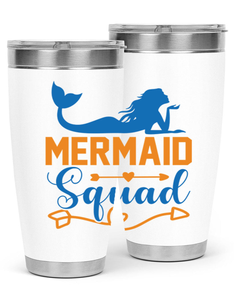 Mermaid Squad 385#- mermaid- Tumbler