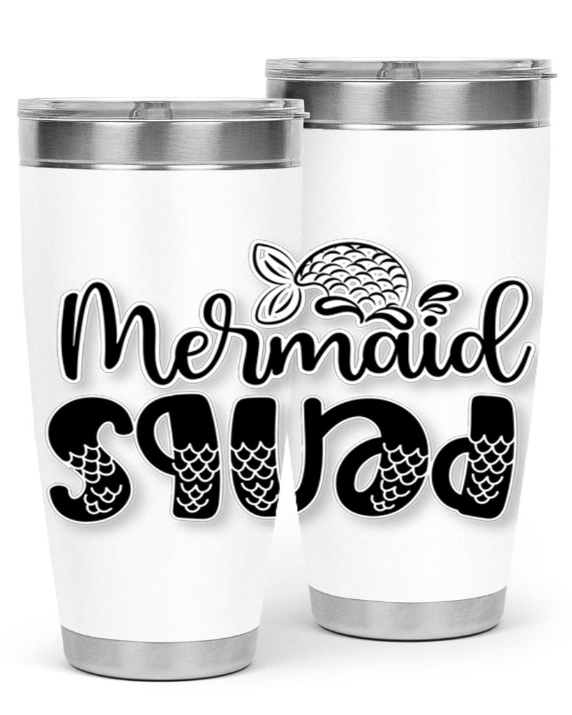 Mermaid Squad 444#- mermaid- Tumbler