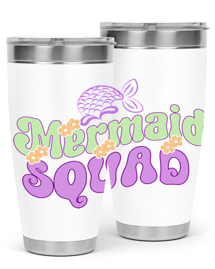 Mermaid Squad 445#- mermaid- Tumbler