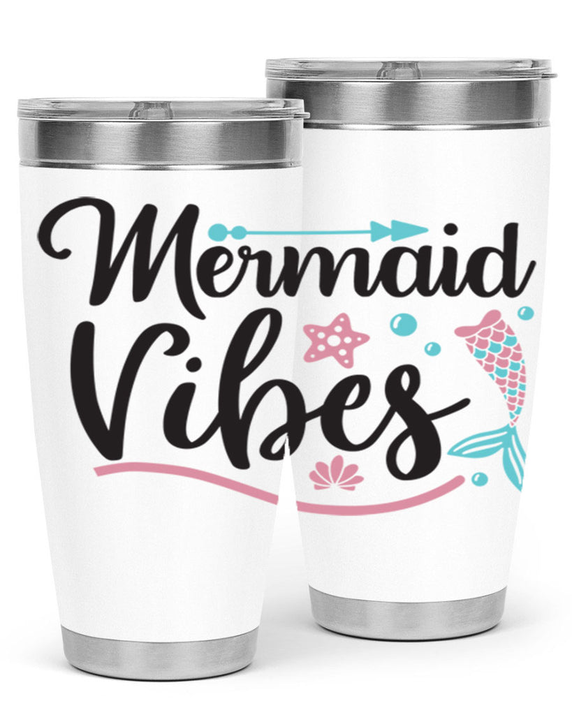 Mermaid Vibes 389#- mermaid- Tumbler