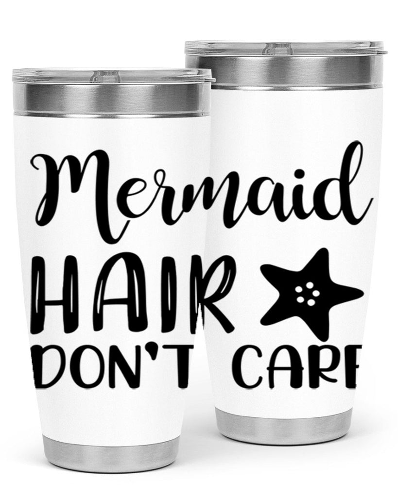 Mermaid hair dont care 411#- mermaid- Tumbler