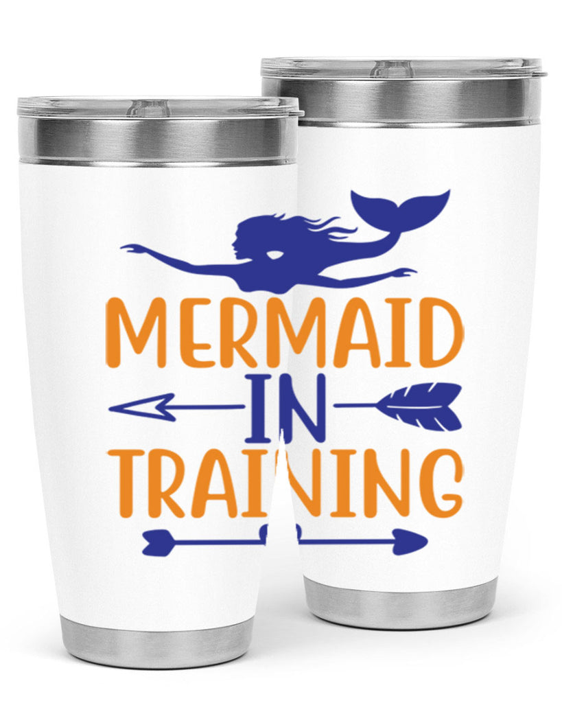 Mermaid in Training 360#- mermaid- Tumbler