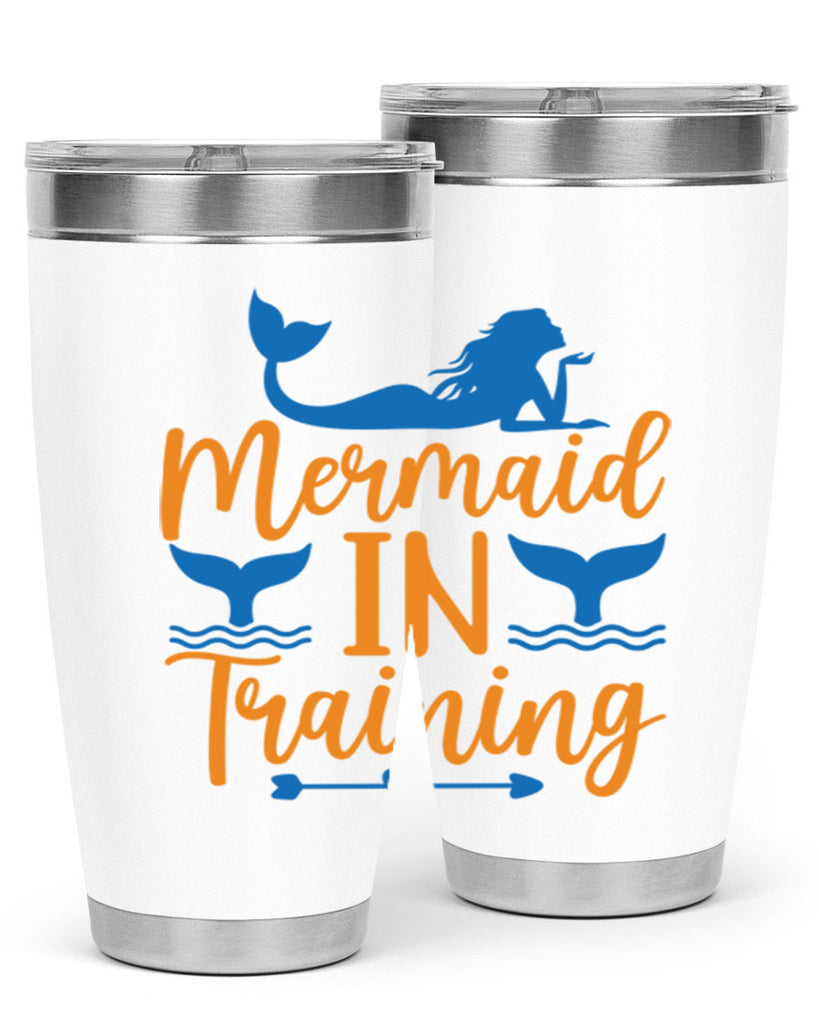 Mermaid in Training 367#- mermaid- Tumbler