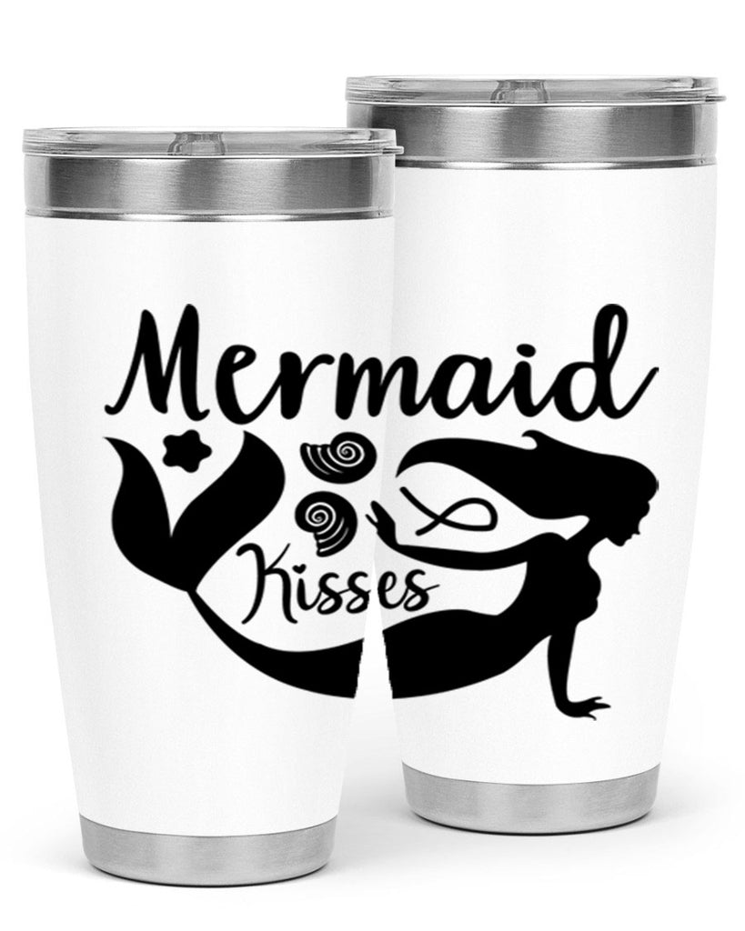 Mermaid kisses design 428#- mermaid- Tumbler