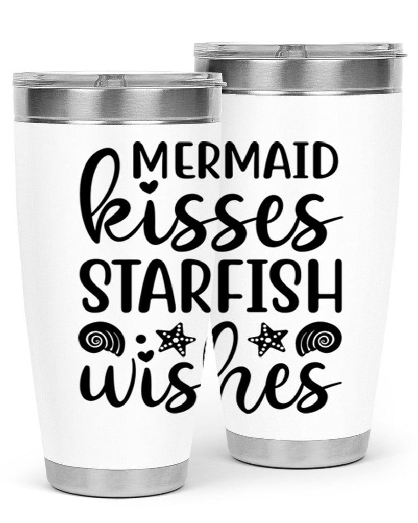 Mermaid kisses starfish wishes 426#- mermaid- Tumbler