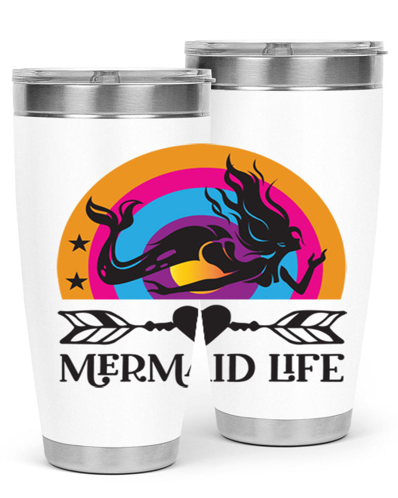 Mermaid life 431#- mermaid- Tumbler