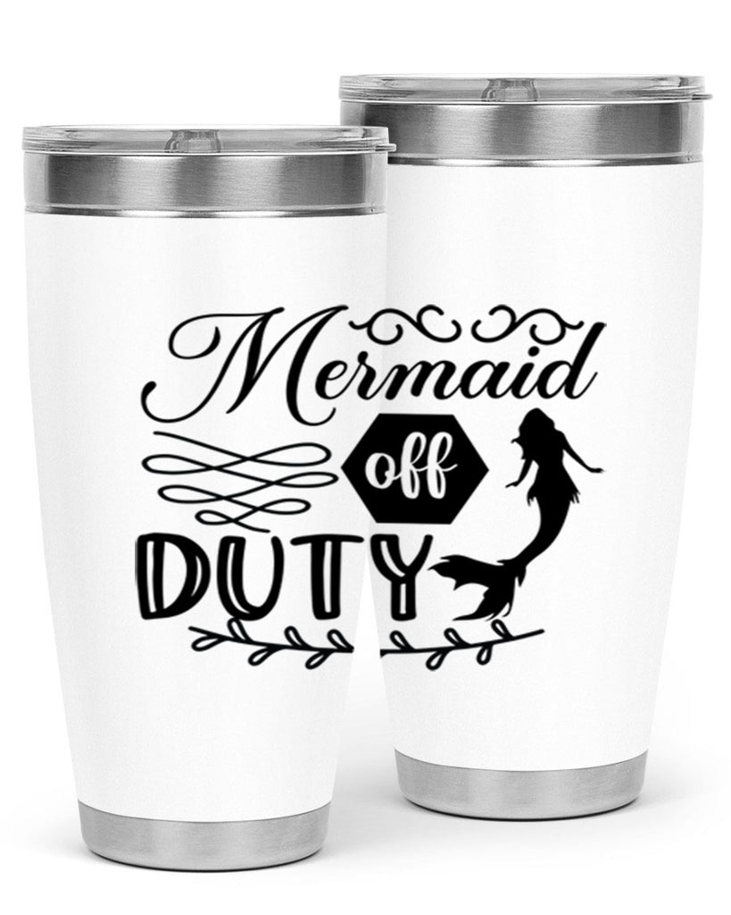 Mermaid off duty 432#- mermaid- Tumbler