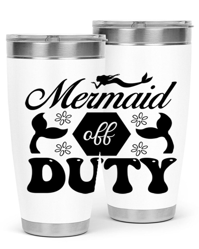 Mermaid off duty 433#- mermaid- Tumbler