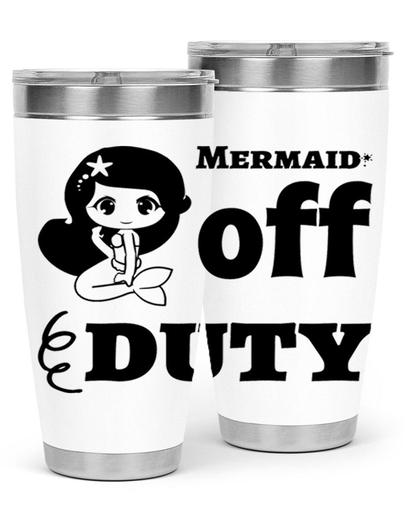 Mermaid off duty 434#- mermaid- Tumbler