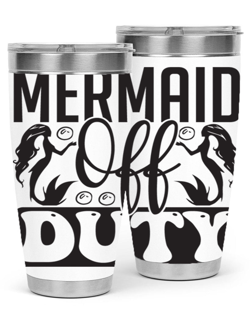 Mermaid off duty 435#- mermaid- Tumbler