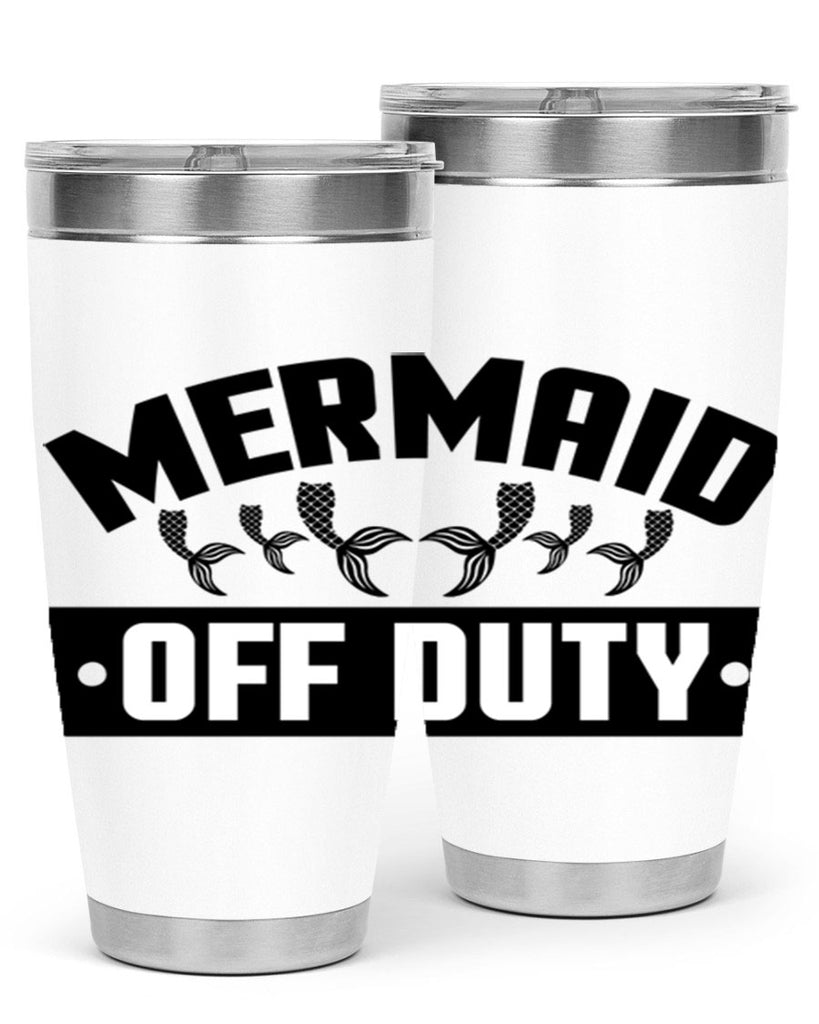 Mermaid off duty 437#- mermaid- Tumbler